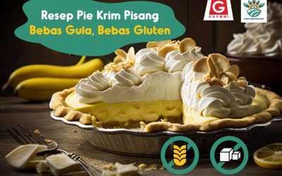 Resep Pie Krim Pisang Bebas Gula, Bebas Gluten