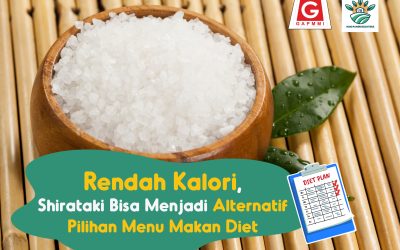 Rendah Kalori, Shirataki Bisa Jadi Alternatif Menu Diet