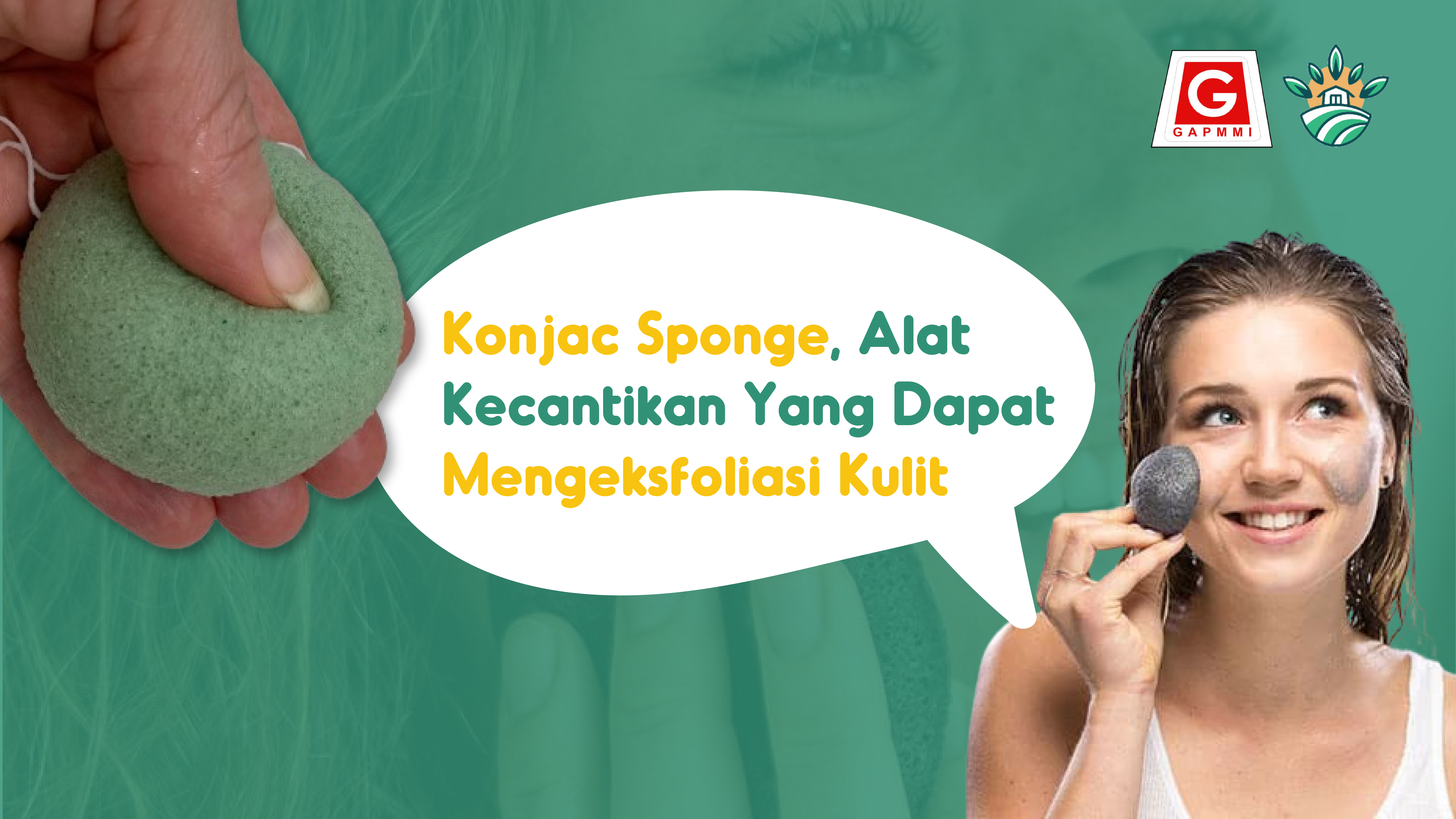 Konjac Sponge, Alat Kecantikan Yang Dapat Mengeksfoliasi Kulit